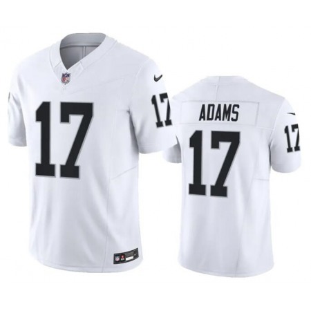 01612f2b098e0c113329b42064172eda.jpeg Youth Las Vegas Raiders #17 Davante Adams White 2023 F.U.S.E Vapor Untouchable Stitched Football Jersey