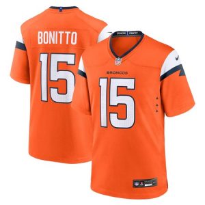 02eea31b431b584840ace3eaff760b6e.jpeg Men's Denver Broncos #15 Nik Bonitto Orange Team Game Jersey
