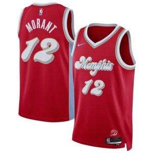 Unisex Memphis Grizzlies #12 Ja Morant Red 2024/25 Swingman City Edition Player Jersey