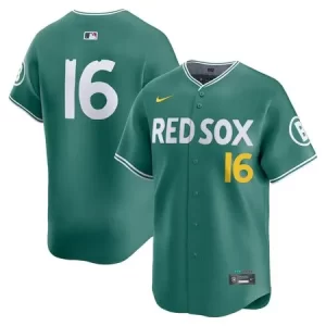 Men's Boston Red Sox #16 Jarren Duran Green 2025 City Connect Limited Player Jersey GPSE