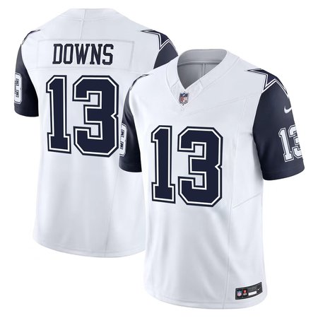 Men's Dallas Cowboys #13 Caleb Downs White 2026 NFL Draft Vapor F.U.S.E. Limited Jersey