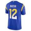 Men's Los Angeles Rams #12 Puka Nacua  Royal Vapor F.U.S.E. Limited Player Jersey