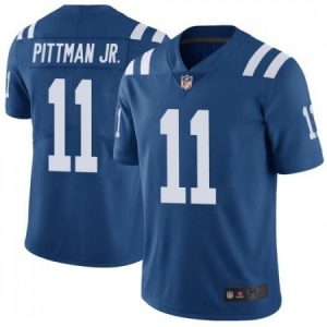 0d1300a83f4506ed7e5b670d04c9213d.jpeg Men's Indianapolis Colts #11 Michael Pittman Jr. Limited Royal Color Rush Vapor Untouchable Limited Stitched Jersey