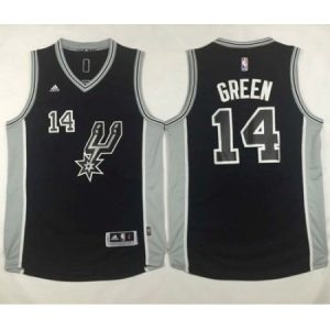 0ee55a1a11ed57b2f09fc6bc7b3e55f8.jpeg Spurs #14 Danny Green Black New Road Stitched NBA Jersey