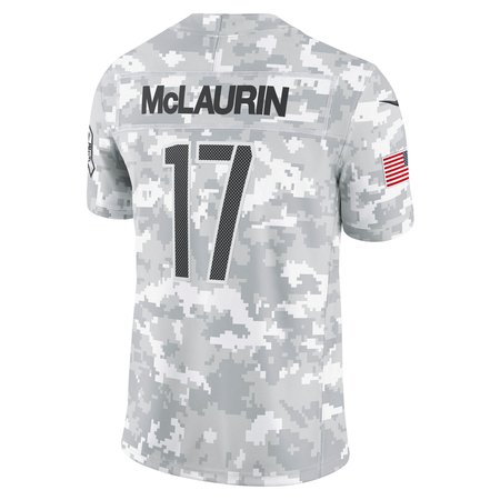 Men's Washington Commanders #17 Terry McLaurin Arctic Camo 2024 Salute to Service Limited Jersey