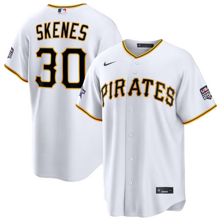 Men's Pittsburgh Pirates #30 Paul Skenes Nike White 2026 All-Star Game Replica Jersey