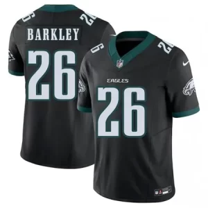 Men's Philadelphia Eagles #26 Saquon Barkley Black F.U.S.E. Vapor Untouchable Limited Stitched Football Jersey