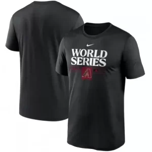 Men's Arizona Diamondbacks Black 2023 World Series Collection Dugout T-Shirt TVB8