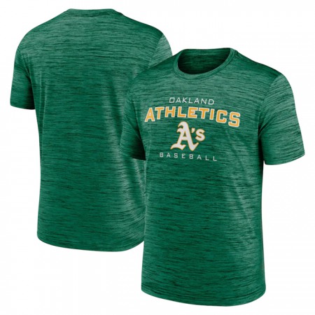 Men's Oakland Athletics Green Velocity Practice Performance T-Shirt ZNJS