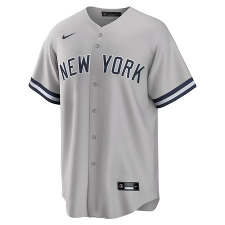Men's New York Yankees #99 Aaron Judge  Gray Big & Tall Road Replica Player Jersey