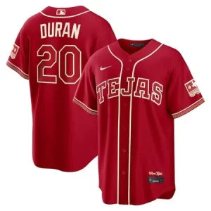 170c203c13f274d70fe6fed020b4c537.webp Youth Texas Rangers #20 Ezequiel Duran Nike Red 2026 City Connect Stadium Jersey IC3Y