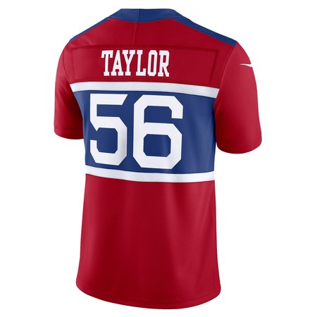 Men's New York Giants #56 Lawrence Taylor Century Red Alternate Vapor F.U.S.E. Retired Player Limited Jersey