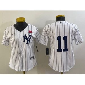 192deb095ef149842baf0ac0fc56ad21.jpeg Women's New York Yankees #11 Anthony Volpe White Cool Base Stitched Jersey(Run Small) JJWA