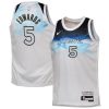 Youth Minnesota Timberwolves Anthony Edwards White 2024/25 Swingman Player Jersey - City Edition
