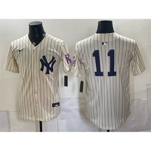 Men's New York Yankees #11 Anthony Volpe Cream 2026 Field of Dreams Stadium Baseball Jersey
