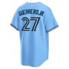 Men's Toronto Blue Jays #27 Vladimir Guerrero Jr.  Powder Blue Alternate Replica Player Jersey