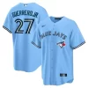 Men's Toronto Blue Jays #27 Vladimir Guerrero Jr.  Powder Blue Alternate Replica Player Jersey