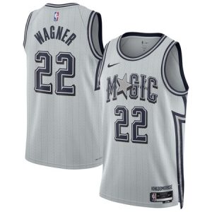 Unisex Orlando Magic #22 Franz Wagner Silver 2024/25 Swingman City Edition Player Jersey