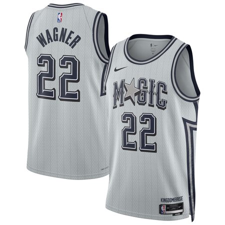 Unisex Orlando Magic #22 Franz Wagner Silver 2024/25 Swingman City Edition Player Jersey