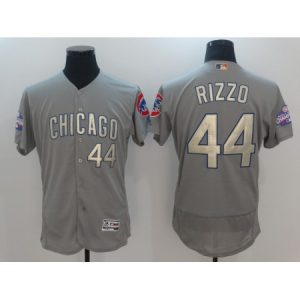 21c249d1e6a1903c0be7197bb6cca2d1.jpeg Men's Chicago Cubs #44 Anthony Rizzo World Series Champions Grey Program Flexbase Stitched MLB Jersey Y76E