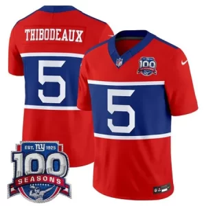 26f641b48e653b72638702890dc19c76.webp New York Giants #5 Kayvon Thibodeaux 100TH Season Commemorative Patch Jersey