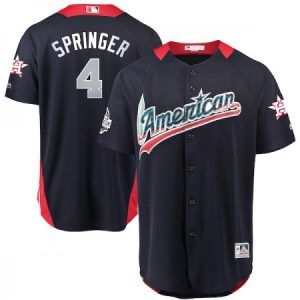 American League #4 George Springer Navy 2018 MLB All-Star Game Home Run Derby Jersey RDJ6