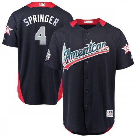 American League #4 George Springer Navy 2018 MLB All-Star Game Home Run Derby Jersey RDJ6