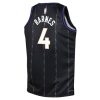 Youth Toronto Raptors #4 Scottie Barnes Black 2024/25 Swingman City Edition Player Jersey