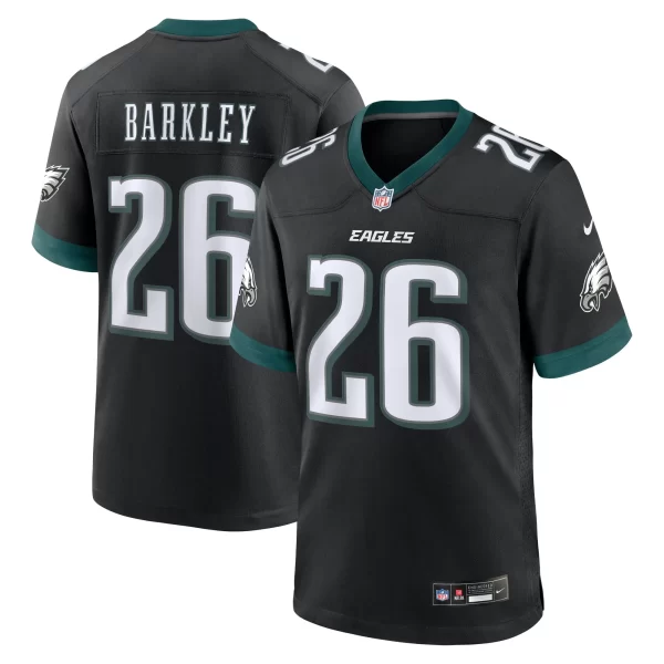 Saquon Barkley Philadelphia Eagles Nike White Game Jersey - White/Black/Green/Kelly Green