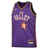 Youth Phoenix Suns #1 Devin Booker Purple 2024/25 Swingman City Edition Player Jersey