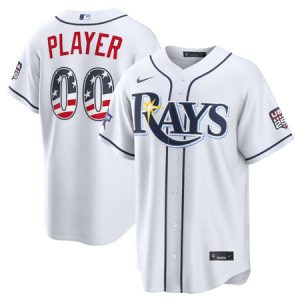 Men's Tampa Bay Rays Nike White 2026 All-Star Edition Stars & Stripes Stadium Custom Jersey