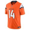 Men's Denver Broncos #14 Courtland Sutton Orange Mile High Collection Vapor F.U.S.E. Limited Jersey