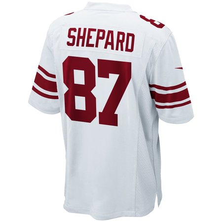Men's New York Giants #87 Sterling Shepard White Game Jersey
