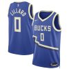 31dc55d56768b7ec1d3017aed314b7bf.jpeg Unisex Milwaukee Bucks Damian Lillard Royal 2024/25 Swingman Player Jersey - City Edition