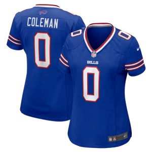 Women's Buffalo Bills #0 Keon Coleman Royal Game Jersey
