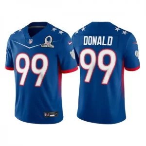 329bb60843da008f5a3817969a8a1803.webp Men's Los Angeles Rams #99 Aaron Donald 2022 Royal Pro Bowl Stitched Jersey
