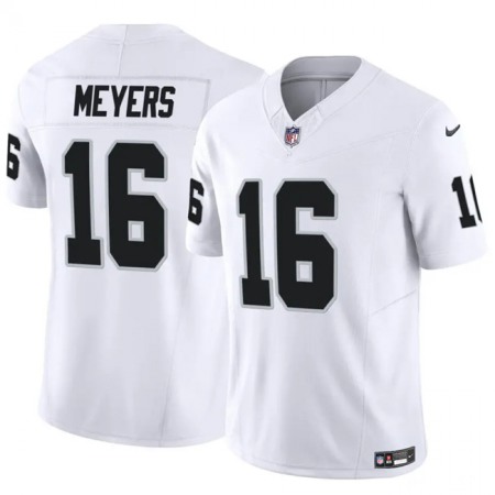 33fe5881b68d4202e9d6b23f8f231ef5.jpeg Men's Las Vegas Raiders #16 Jakobi Meyers White 2023 F.U.S.E Vapor Untouchable Stitched Football Jersey