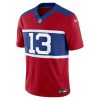 Men's New York Giants #13 Jalin Hyatt Century Red Alternate Vapor F.U.S.E. Limited Jersey