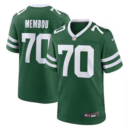 Men's New York Jets #70 Armand Membou Legacy 2025 NFL Draft First Round Pick Game Jersey