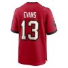 Men's Tampa Bay Buccaneers #13 Mike Evans Red 50th Anniversary Game Jersey