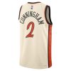 38af7a7df134893762fb7147c89c6b70.jpeg Unisex Detroit Pistons Cade Cunningham White 2024/25 Swingman Player Jersey - City Edition