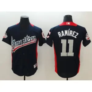 American League #11 Jose Ramirez Navy 2018 MLB All-Star Game Home Run Derby Jersey W7F7
