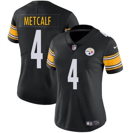 3b243836e1cf9cae7263ce9e792b51b1.jpeg Women's Pittsburgh Steelers #4 DK Metcalf 2025 Black Vapor Stitched Football Jersey