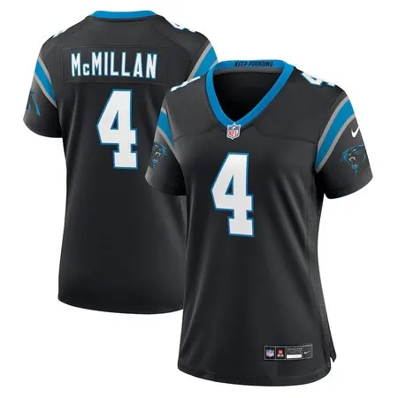 3c5569c64e8e44137ddd5c0d72a7493b.webp Women's Carolina Panthers #4 Tetairoa McMillan Black Team Game Jersey