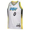 3c873250d61f15f75b74a13206b9f863.jpeg Youth Indiana Pacers #0 Tyrese Haliburton White 2024/25 Swingman City Edition Player Jersey