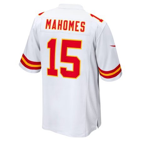 3d5a7bc36edddcfc35ebac43fb89500d.jpeg Men's Kansas City Chiefs #15 Patrick Mahomes White Super Bowl LIX Game Jersey