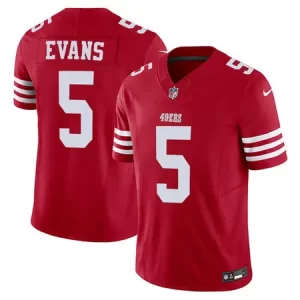 Youth San Francisco 49ers #5 Mike Evans Red 2026 F.U.S.E. Vapor Untouchable Limited Stitched Football Jersey