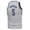 Youth Orlando Magic #5 Paolo Banchero Silver 2024/25 Swingman City Edition Player Jersey