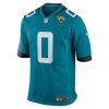 Men's Jacksonville Jaguars Gabe Davis Teal Team Game Player Jersey