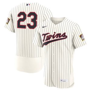 Men's Minnesota Twins #23 Royce Lewis Nike Cream 2026 Field of Dreams Authentic Jersey